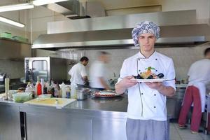 chef preparing food photo