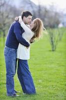 happy couple outdoor photo