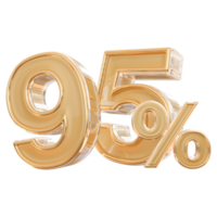 promotion 95 number percent png