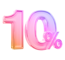 promotion 10 number percent png