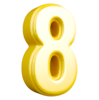 número de oro 8 png