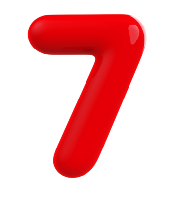 3d Numbers PNGs For Free Download