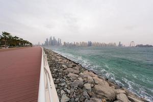 Panorama Dubai city UAE photo