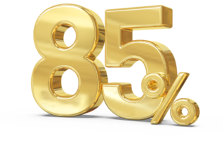 promotion number 85 percent 3d png