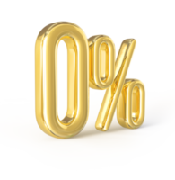 promotion 0 number percent 3d png