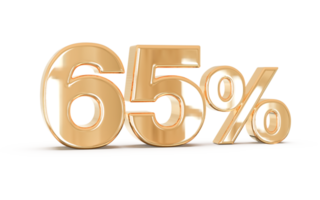 promotion 65 number percent png