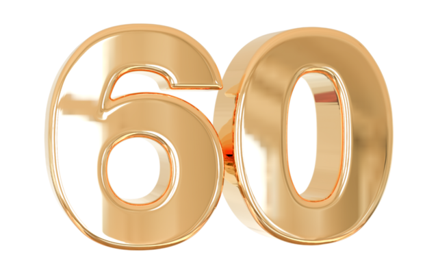number 60 3d 11297624 PNG