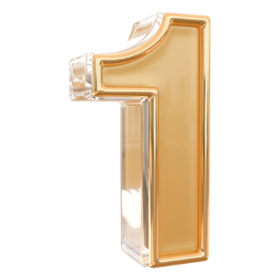 Number 1 PNGs for Free Download