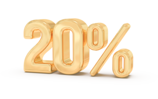 promotion 20 number percent png