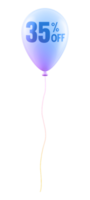 promotion number 35 percent balloon png