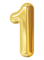 Goldene Nummer 1 png