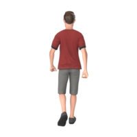 Young tall boy 3d modelling png