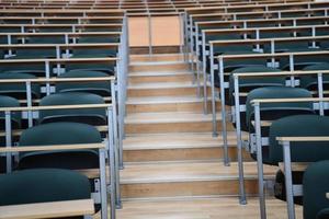 empty classroom view photo