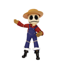 personagem 3d haloween png