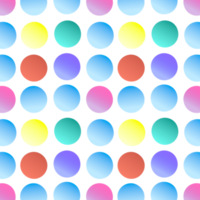 transparant naadloos patroon helling pastel dots png