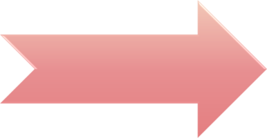 forma geométrica de seta gradiente png