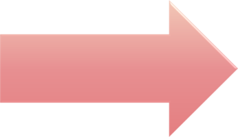 forma geométrica de seta gradiente png