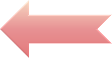 forma geométrica de flecha degradada png