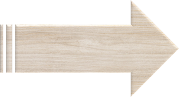 seta de madeira em branco png