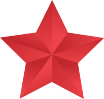 estrella de navidad 3d png