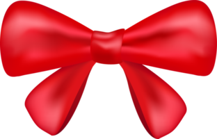 Realistic Red Bow png