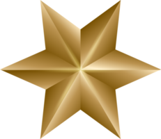 3D Christmas Star png