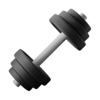 forza esercizio peso sollevamento manubrio 3d icona illustrazione png