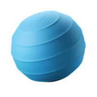 pilates fit ball fitnessgeräte 3d symbol illustration png