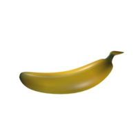 3D-Render-Bananen-Vorderansicht png