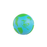 3D Isolated Environmental Greening Movement png