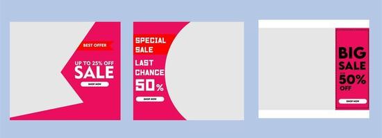 template discount promo big sale vector