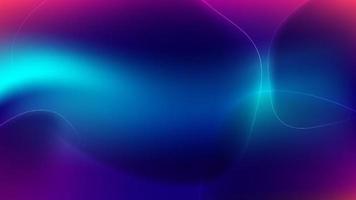 Abstract background blue and pink neon color liquid or fluid bubble gradient shapes with lighting effect vector