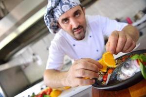 chef preparing food photo