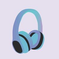 3D Earphone Illustration vector