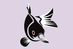 Fish Illustration. Abstract illustration vector, Line art fish vector