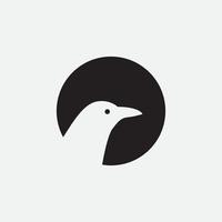 cuervo logo diseño vector ilustración símbolos icono