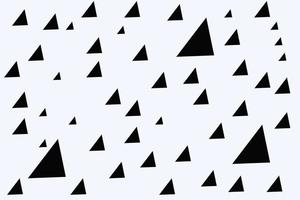 white background with large and small triangles photo