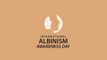 International Albinism Awareness Day. Vector illustration