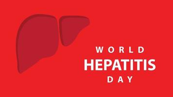 World Hepatitis Day. Vector illustration.