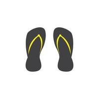 Rubber slippers vector symbol