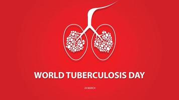 World Tuberculosis Day. Vector illustration background