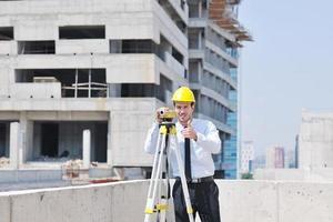 architect on construction site photo