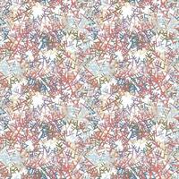 Fantasy messy freehand doodle geometric shapes seamless pattern.  Infinity ditsy scribble abstract card, layout. Creative background. Textile, fabric, wrapping paper. vector