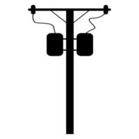 power pole icon ilustration vector