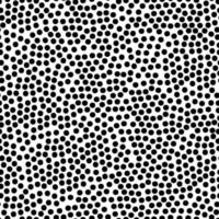 Seamless monochrome speckled pattern. Retro abstract black pattern on a white background. vector