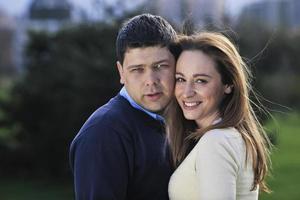 happy couple outdoor photo