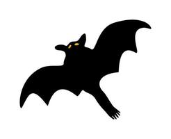 ilustración vectorial aislada de murciélago. concepto de Halloween. vector