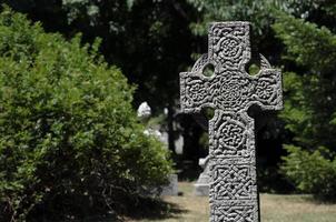 tumbas en el cementerio de mount auburn en boston, ma foto