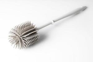 modern toilet brush with silicone bristles photo