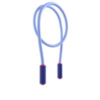 skipping rope 3d illustration rendering png